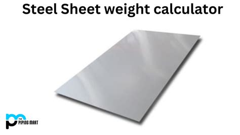 weight of metal sheet|metal weight calculator in kg.